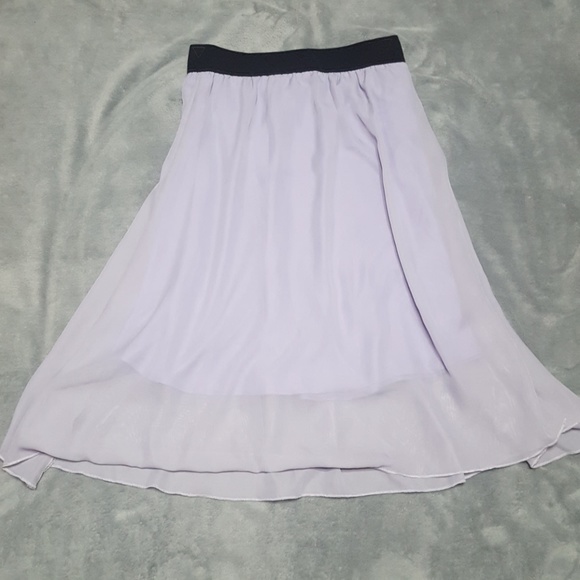 LuLaRoe Dresses & Skirts - LULAROE LAVENDER LOLA SHEER SKIRT ~ NEW